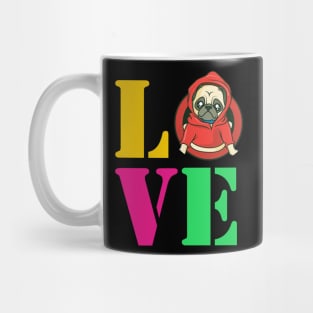 Love with dog design, valentine design Mug